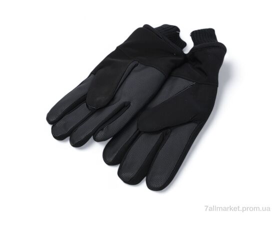 Чоловічі рукавиці Зима M2 black  хутро сенсор (12 шт. р.сітка11-13) "KUINH" недорого оптом від прямого постачальника, зображення 2