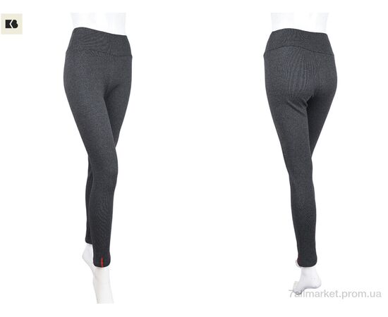 Лосінси жіночі Зима 1036-2-128 grey (8 шт. р.сіткаXL-4XL) "BIG" недорого оптом від прямого постачальника, зображення 3