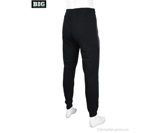 Фотография Спортивные брюки мужские Зима CS403-1-150 black (5 шт. р.сетка L-4XL) "BIG" недорого оптом от прямого поставщика, изображение 2