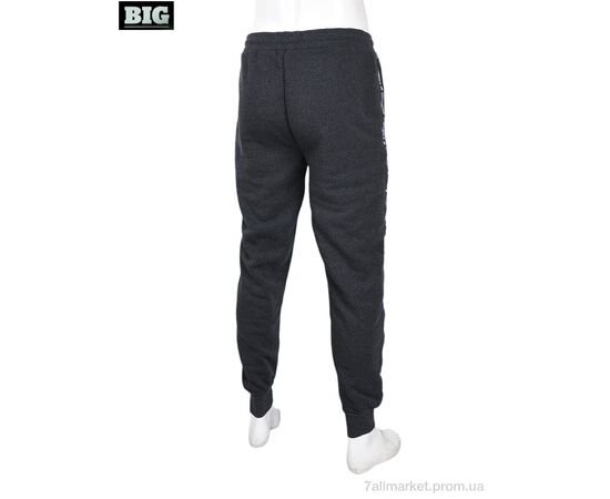 Спортивні штани чоловічі Зима 6121-144 mix (12 шт. р.сіткаL-3XL) "BIG" недорого оптом від прямого постачальника, зображення 3