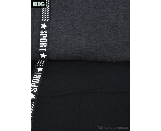 Спортивні штани чоловічі Зима 6121-144 mix (12 шт. р.сіткаL-3XL) "BIG" недорого оптом від прямого постачальника, зображення 4