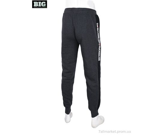 Спортивні штани чоловічі Зима 6124-144 mix (12 шт. р.сіткаL-3XL) "BIG" недорого оптом від прямого постачальника, зображення 3