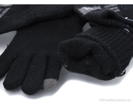 Фотография Перчатки для детей Зима 2022 black (12 шт. р.сетка 10-12) "KUINH" недорого оптом от прямого поставщика, изображение 2