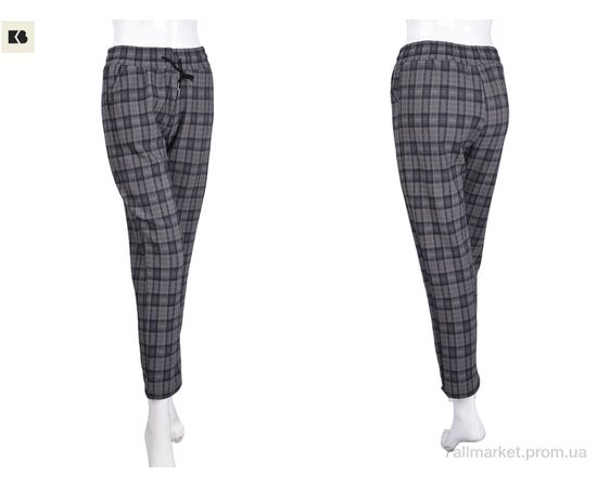 Фотография Женские брюки Зима 001-3-1 grey (5 шт. р.сетка 4XL-8XL) "BIG" недорого оптом от прямого поставщика, изображение 3