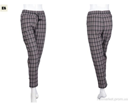 Фотография Женские брюки Зима 001-3-3 brown (5 шт. р.сетка 4XL-8XL) "BIG" недорого оптом от прямого поставщика, изображение 3