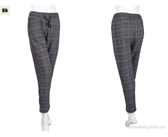 Фотография Женские брюки Зима 001-3-4 brown (5 шт. р.сетка 4XL-8XL) "BIG" недорого оптом от прямого поставщика, изображение 3