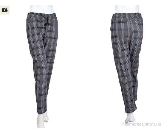 Жіночі брюки Зима 001-1-2 d.grey (5 шт. р.сітка4XL-8XL) "BIG" недорого оптом від прямого постачальника, зображення 3