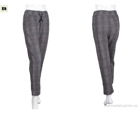 Фотография Женские брюки Зима 001-1-3 grey (5 шт. р.сетка 4XL-8XL) "BIG" недорого оптом от прямого поставщика, изображение 3