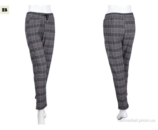 Фотография Женские брюки Зима 001-1-4 grey (5 шт. р.сетка 4XL-8XL) "BIG" недорого оптом от прямого поставщика, изображение 3