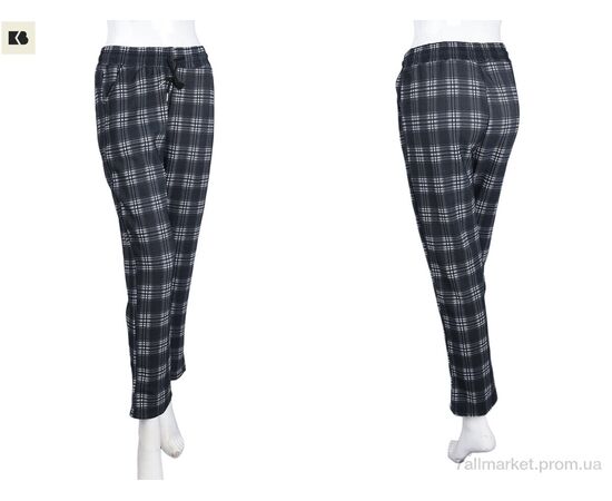 Жіночі брюки Зима 001-4-2 d.grey (5 шт. р.сітка4XL-8XL) "BIG" недорого оптом від прямого постачальника, зображення 3