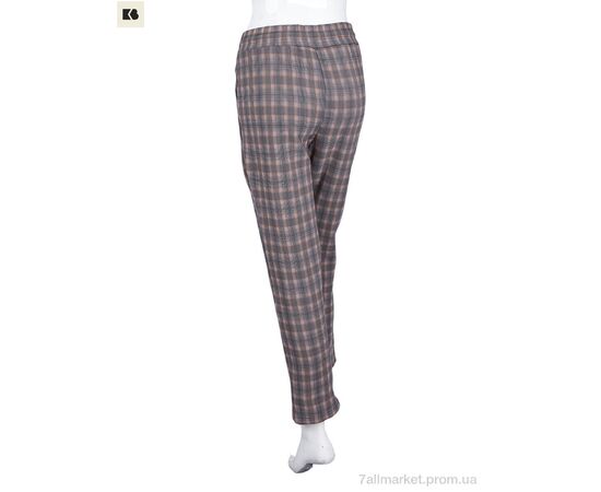 Фотография Женские брюки Зима 001-4-3 brown (5 шт. р.сетка 4XL-8XL) "BIG" недорого оптом от прямого поставщика, изображение 2