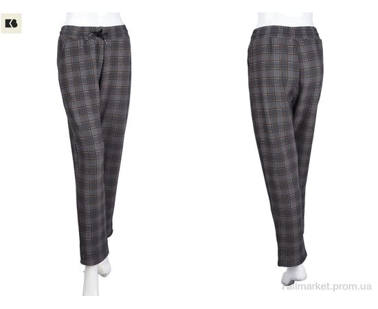 Фотография Женские брюки Зима 001-2-1 brown (5 шт. р.сетка 4XL-8XL) "BIG" недорого оптом от прямого поставщика, изображение 3