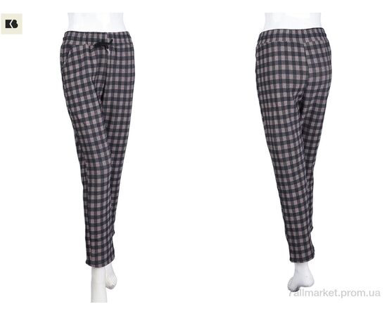 Фотография Женские брюки Зима 001-2-2 brown (5 шт. р.сетка 4XL-8XL) "BIG" недорого оптом от прямого поставщика, изображение 3