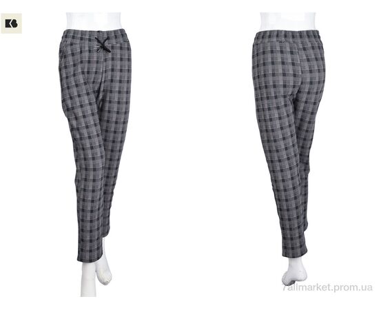 Фотография Женские брюки Зима 001-2-4 grey (5 шт. р.сетка 4XL-8XL) "BIG" недорого оптом от прямого поставщика, изображение 3