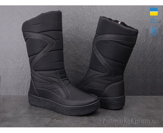 Чоботи жіночі зручні Зима Paolla 220 чорний (8 пар р.37-42) "Lvovbaza" недорого оптом від прямого постачальника, зображення 2 Чоботи жіночі зручні Зима Paolla 220 чорний (8 пар р.37-42) "Lvovbaza" недорого оптом від прямого постачальника, зображення 2