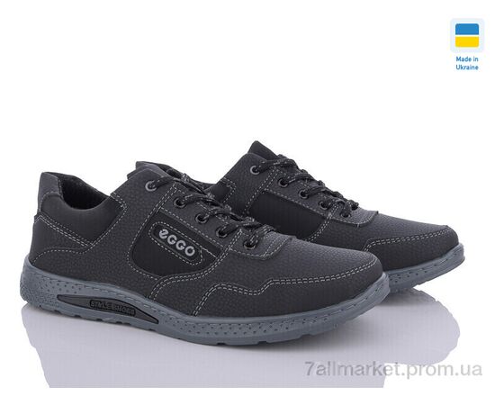 Фотография Кроссовки мужские модные Весна/осень Roksol Т21 пр.сп. чорний (8 пар р.40-45) "Lvovbaza" недорого оптом от прямого поставщика, изображение 2