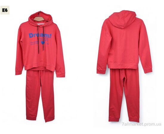 Фотография Спортивный костюм детский Весна/осень 3750-805-1 d.pink (5 шт. р.сетка 110-150) "BIG" недорого оптом от прямого поставщика, изображение 3