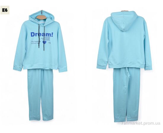 Фотография Спортивный костюм детский Весна/осень 3750-805-2 l.blue (5 шт. р.сетка 110-150) "BIG" недорого оптом от прямого поставщика, изображение 3