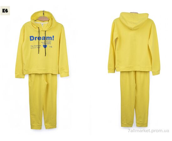 Фотография Спортивный костюм детский Весна/осень 3750-805-4 yellow (5 шт. р.сетка 110-150) "BIG" недорого оптом от прямого поставщика, изображение 3