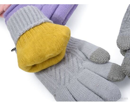 Рукавички для дітей Зима E0639 mix (12 шт. р.сітка7-9) "TUZZI" недорого оптом від прямого постачальника, зображення 2