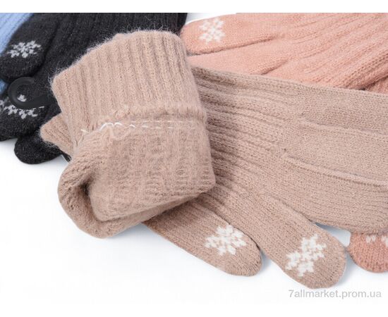 Рукавички для дітей Зима E0843 mix (12 шт. р.сітка8-10) "TUZZI" недорого оптом від прямого постачальника, зображення 2