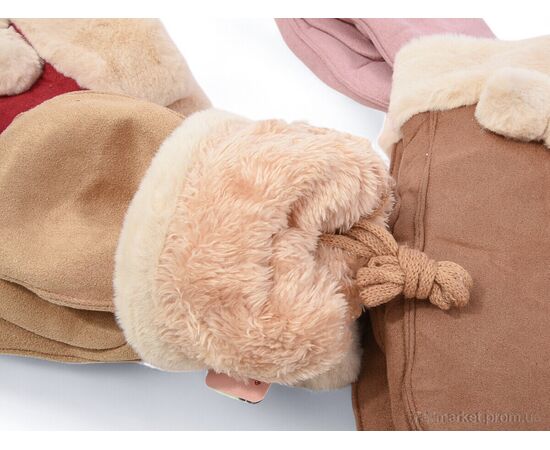 Фотография Варежки для женщин Зима G7831 mix (12 шт. р.сетка One size) "TUZZI" недорого оптом от прямого поставщика, изображение 2