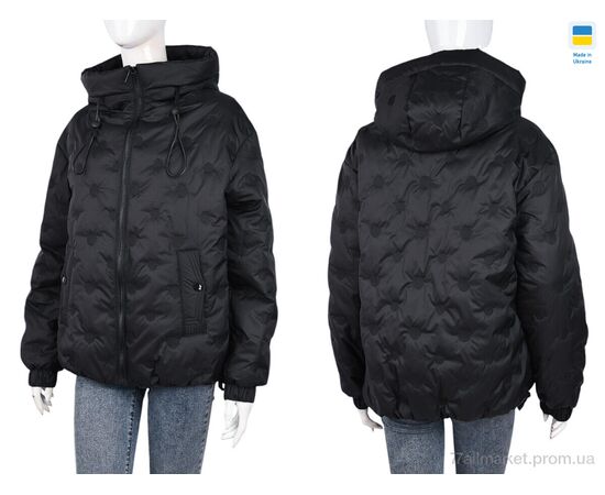 Куртка жіноча Весна/осінь Mila чорний (5 шт. р.сітка48-56) "Tatiana-DIVO" недорого оптом від прямого постачальника, зображення 3 Куртка жіноча Весна/осінь Mila чорний (5 шт. р.сітка48-56) "Tatiana-DIVO" недорого оптом від прямого постачальника, зображення 3