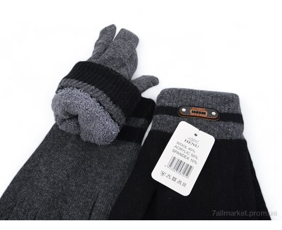 Чоловічі рукавиці Зима 8105 mix (12 шт. р.сітка11-13) "KUINH" недорого оптом від прямого постачальника, зображення 2 Чоловічі рукавиці Зима 8105 mix (12 шт. р.сітка11-13) "KUINH" недорого оптом від прямого постачальника, зображення 2