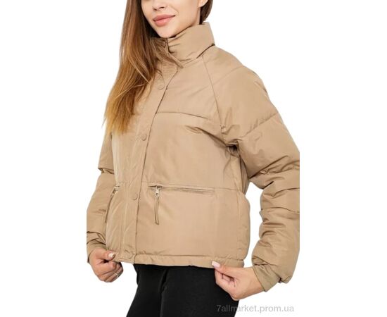 Куртка женская Зима 112 beige (5 шт. р.сетка М-2XL) "Massmag" недорого оптом от прямого поставщика, изображение 2 Фотография Куртка женская Зима 112 beige (5 шт. р.сетка М-2XL) "Massmag" недорого оптом от прямого поставщика, изображение 2