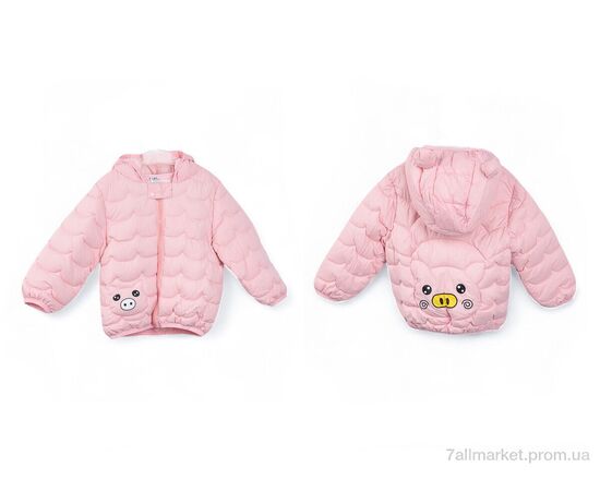 Фотография Куртка детская Весна/осень 3791-7 l.pink (5 шт. р.сетка 80-120) "Мир" недорого оптом от прямого поставщика, изображение 3