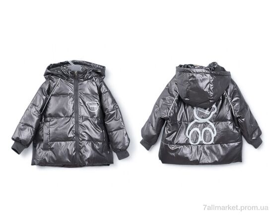 Куртка дитяча Весна/осінь 3791-9 grey (5 шт. р.сітка100-140) "Мир" недорого оптом від прямого постачальника, зображення 3 Куртка дитяча Весна/осінь 3791-9 grey (5 шт. р.сітка100-140) "Мир" недорого оптом від прямого постачальника, зображення 3