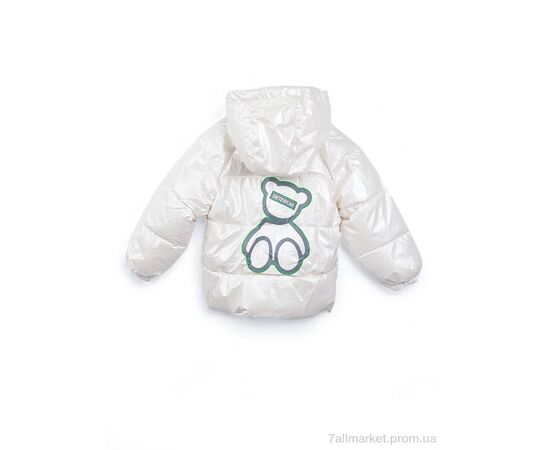 Фотография Куртка детская Весна/осень 3791-11 white (5 шт. р.сетка 100-140) "Мир" недорого оптом от прямого поставщика, изображение 2