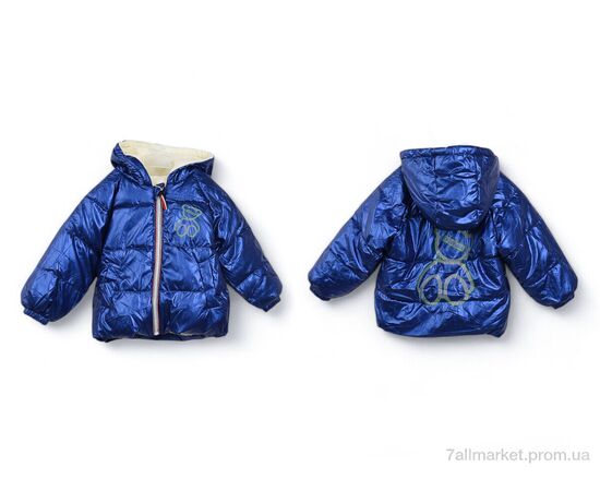 Фотография Куртка детская Весна/осень 3791-12 navy (5 шт. р.сетка 100-140) "Мир" недорого оптом от прямого поставщика, изображение 3