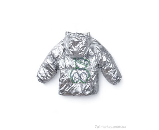 Фотография Куртка детская Весна/осень 3791-13 silver (5 шт. р.сетка 100-140) "Мир" недорого оптом от прямого поставщика, изображение 2