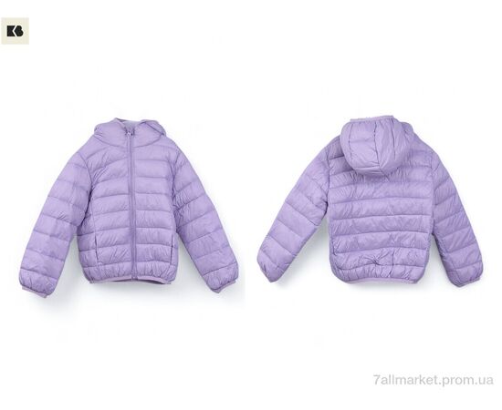 Фотография Куртка детская Весна/осень 3791-4 violet (5 шт. р.сетка 110-150) "BIG" недорого оптом от прямого поставщика, изображение 3