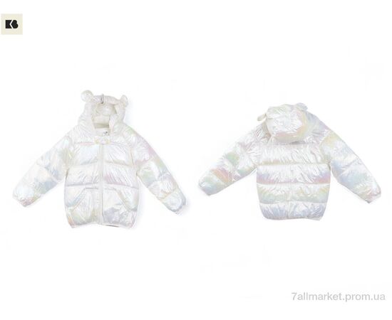 Фотография Куртка детская Весна/осень 3791-2 white (5 шт. р.сетка 80-120) "BIG" недорого оптом от прямого поставщика, изображение 3