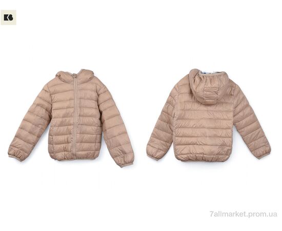 Фотография Куртка детская Весна/осень 3791-23 beige (5 шт. р.сетка 130-170) "BIG" недорого оптом от прямого поставщика, изображение 3