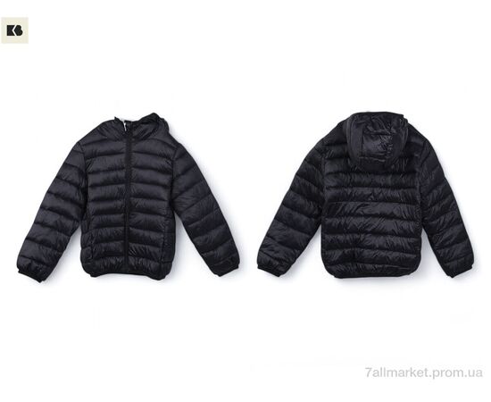 Фотография Куртка детская Весна/осень 3791-20 black (5 шт. р.сетка 130-170) "BIG" недорого оптом от прямого поставщика, изображение 3