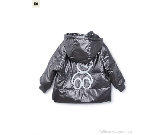 Фотография Куртка детская Весна/осень 3791-9 grey (5 шт. р.сетка 100-140) "BIG" недорого оптом от прямого поставщика, изображение 2
