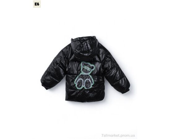 Фотография Куртка детская Весна/осень 3791-10 black (5 шт. р.сетка 100-140) "BIG" недорого оптом от прямого поставщика, изображение 2
