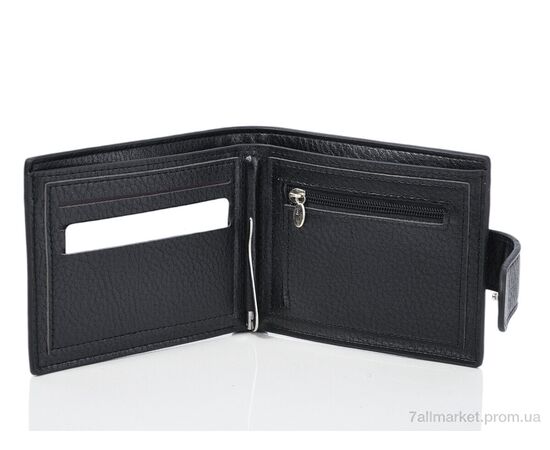 Гаманець чоловічий MB866 black 10*11*2 см, "GLAMORTA" недорого оптом від прямого постачальника, зображення 2