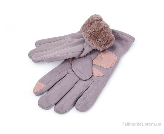 Рукавички жіночі Зима F1 mix (12 шт. р.сітка6,5-8,5) "KUINH" недорого оптом від прямого постачальника, зображення 2