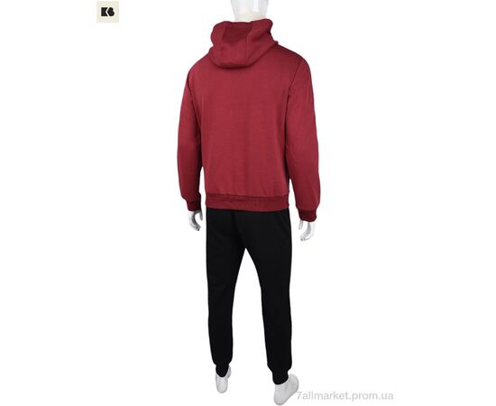 Фотография Спортивный костюм мужской Весна/осень 3838-01-3 bordo (5 шт. р.сетка L-4XL) "BIG" недорого оптом от прямого поставщика, изображение 2