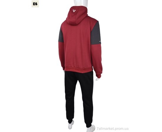 Фотография Спортивный костюм мужской Весна/осень 3838-07-3 bordo (5 шт. р.сетка L-4XL) "BIG" недорого оптом от прямого поставщика, изображение 2