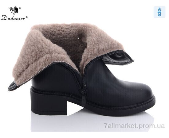 Фотография Сапоги женские удобные зима K3683 (8 пар р.37-41) "Dadanier" недорого оптом от прямого поставщика, изображение 3