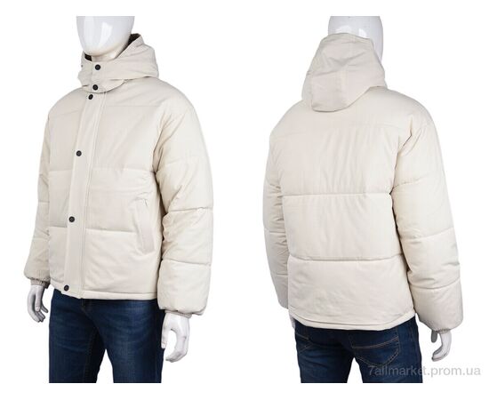 Куртка чоловіча Зима A2022-11 beige (09298) (5 шт. р.сіткаL-4XL) "Obuvok" недорого оптом від прямого постачальника, зображення 3 Куртка чоловіча Зима A2022-11 beige (09298) (5 шт. р.сіткаL-4XL) "Obuvok" недорого оптом від прямого постачальника, зображення 3