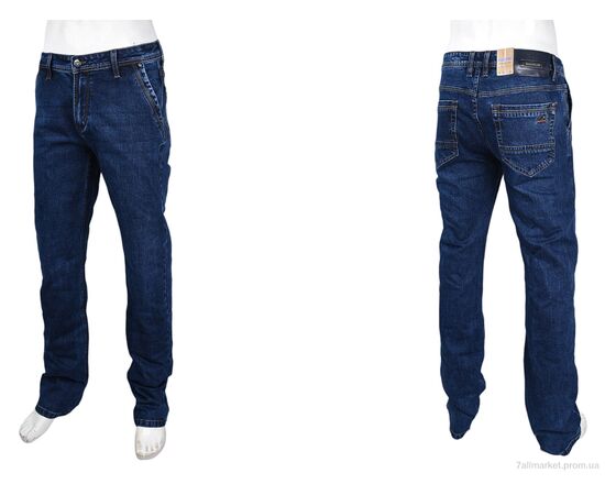 Джинси чоловічі Весна/осінь BR9520T (8 шт. р.сітка31-38) "Baron" недорого оптом від прямого постачальника, зображення 3