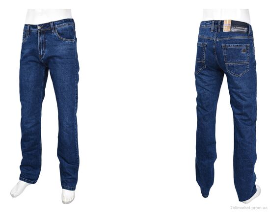 Джинси чоловічі Весна/осінь BR9525T (8 шт. р.сітка32-38) "Baron" недорого оптом від прямого постачальника, зображення 3