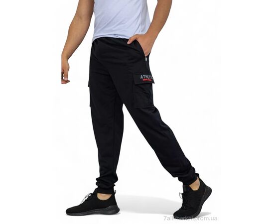 Спортивні штани чоловічі Зима 41206 mix (6 шт. р.сіткаM-3XL) "Massmag" недорого оптом від прямого постачальника, зображення 3