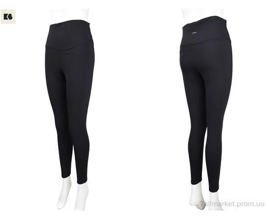 Лосінси жіночі Зима 3813-1 black (6 шт. р.сіткаS-XL) "BIG" недорого оптом від прямого постачальника, зображення 3